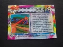 1999 Topps Pokemon the First Movie Donfan Silver Foil #11 Blue Logo 1st - Image 2