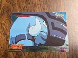 Topps DONFAN (DONPHAN) #11 ERROR Holo Pokemon The First Movie Blue Logo - Image 1