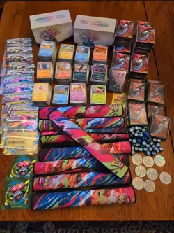 Pokemon Lot Bulk Cards, Jumbo, Mats, Coins & Accessories- Charizard - Image 1