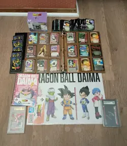 Lot DBZ Dragon Ball Z Score Card Binder Rare Foil Limited Goku Prize Items BGS - Image 1
