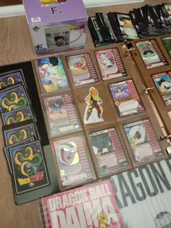 Lot DBZ Dragon Ball Z Score Card Binder Rare Foil Limited Goku Prize Items BGS - Image 5