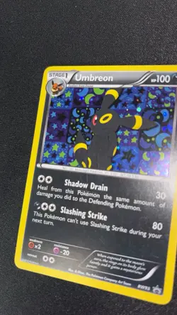 Pokemon TCG Umbreon Black White Holo Card BW93 Black Star Promo LP - Image 5