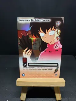 Kagome's Birthday Present 224 Rare Foil Inuyasha Score Trading Card Game TCG CCG - Image 1