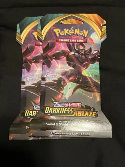 Pokemon Card Booster Pack TCG 6packs Darkness Ablaze sword and shield - Image 3