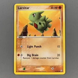 Larvitar 63/109 EX Team Rocket Returns Regular Common Pokemon Card 2004 LP-NM - Image 1
