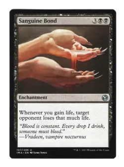 MTG magic cards 1x Sanguine Bond -Regular Iconic Masters NM-Mint, English - Image 1