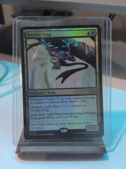 Psychic Frog Magic the Gathering Creature Card Modern Horizons 3 Foil - Image 1
