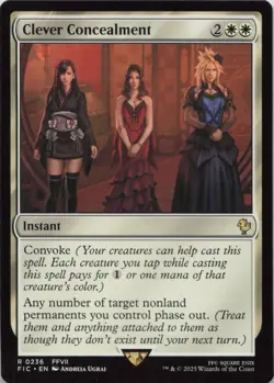 Clever Concealment R Commander: FINAL FANTASY 236 NM MTG - Image 1