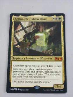 MTG Kethis, the Hidden Hand Core Set 2020 M20 Magic Elf NM - Image 1