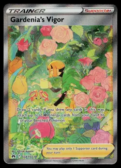 Pokemon Card - Gardenia's Vigor Crown Zenith GG61/GG70 Ultra Rare - Image 1