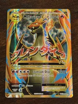 Pokemon XY Evolutions Mega M Charizard EX 101/108 Full Art Ultra Rare - Image 1
