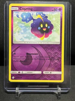 Cosmog 99/236 Reverse Holo Pokemon 2019 Cosmic Eclipse - LP - Image 1