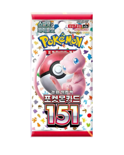 Korean Pokemon 151 - Lot of 2 Sealed Booster Packs (Auction #2) - Image 3
