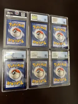 6 PSA CGC Graded Pokemon Card Slabs Eevee Pikachu Mega Venusaur Blastoise - Image 2