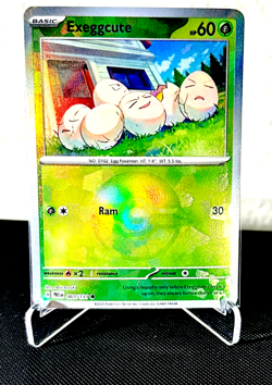 Pokemon TCG Exeggcute 001/131 Prismatic Evolutions Poke Ball Reverse Holo - NM - Image 1
