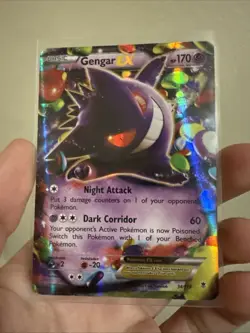 Pokemon TCG Gengar EX 34/119 Ultra Rare Holo, XY - Phantom Forces LP - Image 1