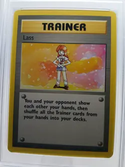 1999 POKEMON GAME #75 LASS PSA 9 MINT WOTC NINTENDO RARE KEN SUGIMORI WIZARDS - Image 2