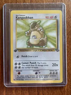 [NM/MINT] 1999 Pokemon Jungle Kangaskhan 1st Edition #21/64 Non-Holo - NM MINT - Image 1
