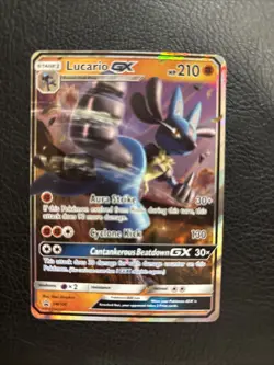 Lucario GX SM100 - Sun & Moon - Black Star Promo - Pokemon TCG (NM) - Image 1