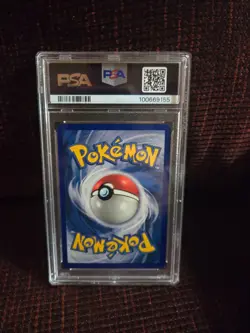 Pokemon Base Set 1st Edition Shadowless Magmar PSA 8 - Image 2