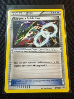 Pokemon TCG Trainer Rayquaza Spirit Link 87/108 - Image 1
