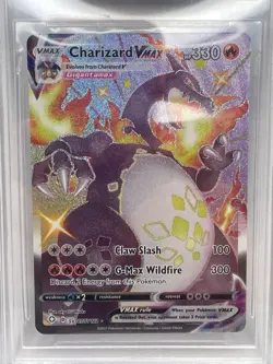 BGS 10 PRISTINE Charizard VMAX Shiny Ultra Rare Pokemon TCG Shining Fates SV107 - Image 2