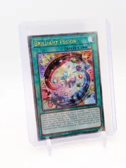 Yu-Gi-Oh! - Brilliant Fusion - RA04-EN254 Quarter Century Secret Rare NM - Image 1