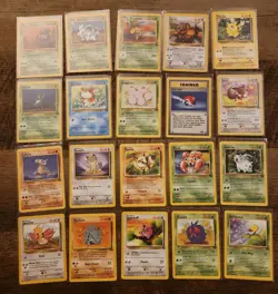 Lot Of 20 Vintage WOTC Jungle Set Pokemon Cards. Lp - Image 1