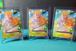 St29 008 Alt Art Nami English One Piece TCG Egg Head Starter Deck. X3 cards. - Image 1