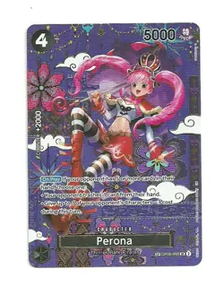 2026 One Piece Azure Sea's Seven Perona Alt Art #OP06-093 - Image 1