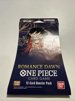 ONE PIECE OP-01 ROMANCE DAWN PRE-ERRATA SLEEVED PACK FACTORY SEALED - Image 2