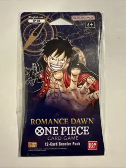 ONE PIECE OP-01 ROMANCE DAWN PRE-ERRATA SLEEVED PACK FACTORY SEALED - Image 5
