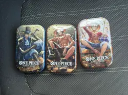 One Piece Tin Pack Set Vol 2 Set of 3 | TS-02 OP-13 | Factory Sealed | Bandai - Image 1
