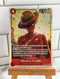 Monkey D. Luffy OP12-015 SR Legacy of the Master - ONE PIECE Card Game ENGLISH - Image 1