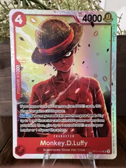 Monkey.D.Luffy Alternate Art OP12-015 Legacy of the Master Foil - Image 1
