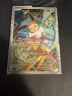 Eevee 173 Sv: Scarlet & Violet Promo Cards Holo Sealed With Dividers - Image 1