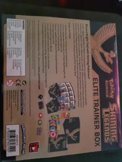 Pokemon TCG: Shining Legends Elite Trainer Box Factory Sealed ETB - Image 2