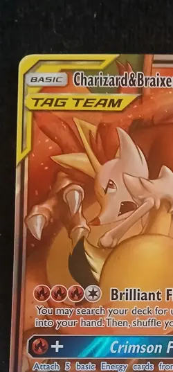 Charizard & Braixen GX 22/236 Sm-Cosmic Eclipse Holo 2019 Pokemon Never Played - Image 3