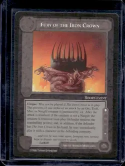 1995 Middle-Earth Collectible Card Game MECCG Fury Of The Iron Crown - Image 1