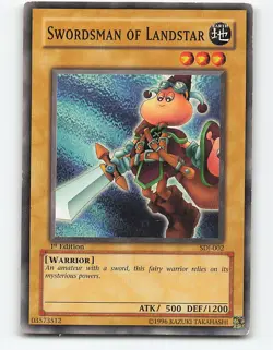Swordsman of Landstar #SDJ-002 1st Edition Yugioh Card - Image 1