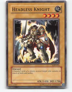 Headless Knight #LON-054 Yugioh Card - Image 1