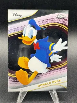 Donald Duck 2025 Topps Chrome Disney Card #34 - Image 1