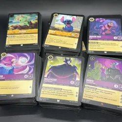 Disney Lorcana Bulk Lot 500+ Cards, Includes 100+ Rare And 50+ Cold Foils - Image 1