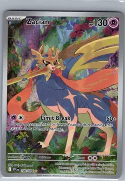 Zacian 100/094 ME02: Phantasmal Flames - Pokemon Card - NM - Image 1