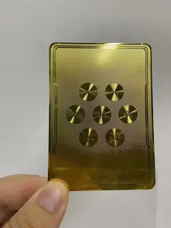 2PCS Son Goku SSB Vegeta Metal Dragon Ball Card-Collectible Gift Display Toys - Image 2