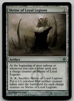 Shrine of Loyal Legions U New Phyrexia 155 NM - Image 1
