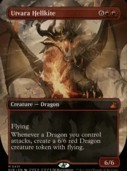 Utvara Hellkite 431 Borderless Non Foil RVR MTG - Image 1