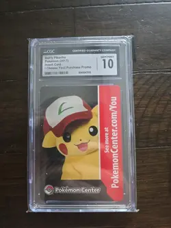 Ash's Pikachu Promo-I Choose You! 2017 Pokemon cgc 10 - Image 1