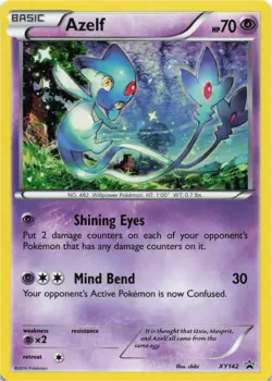 Pokemon - Azelf #XY142 - XY Promos Holo Moderately Played - Image 1