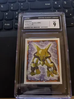 alakazam pokemon merlin 1998 series 1- 65 cgc 9 - Image 1